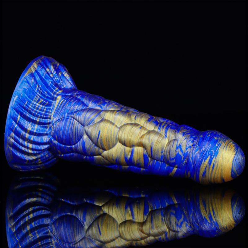 Feilong Mixed Color Liquid Silicone Big Penis Simulation Rear Court Anal Plug Dildo Adult Products