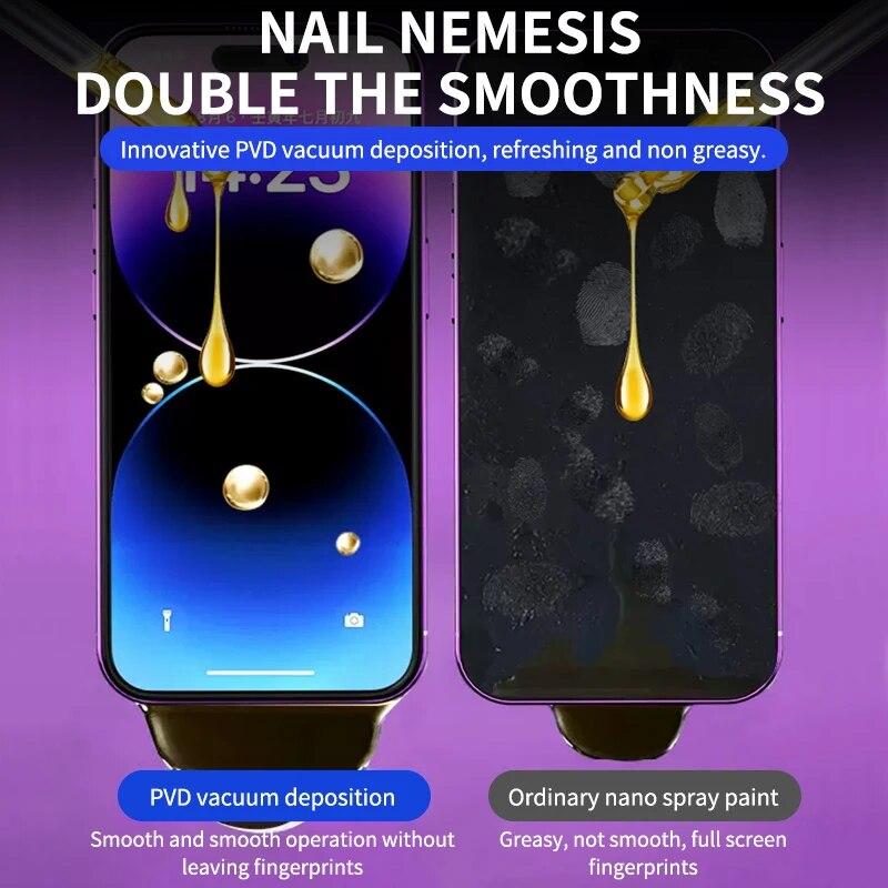 New Innovation Edge Airbag Shatterproof Screen Protector For iPhone 15 14 13 12 11 Pro Max XS MAX X XR 15 14 Plus Tempered Glass