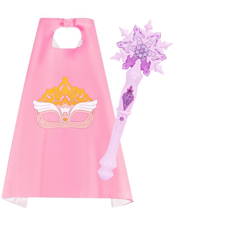 Светящаяся снежинка волшебная палочка светящийся плащ перчатки платье принцессы наряжаться/волшебная палочка без батарейки