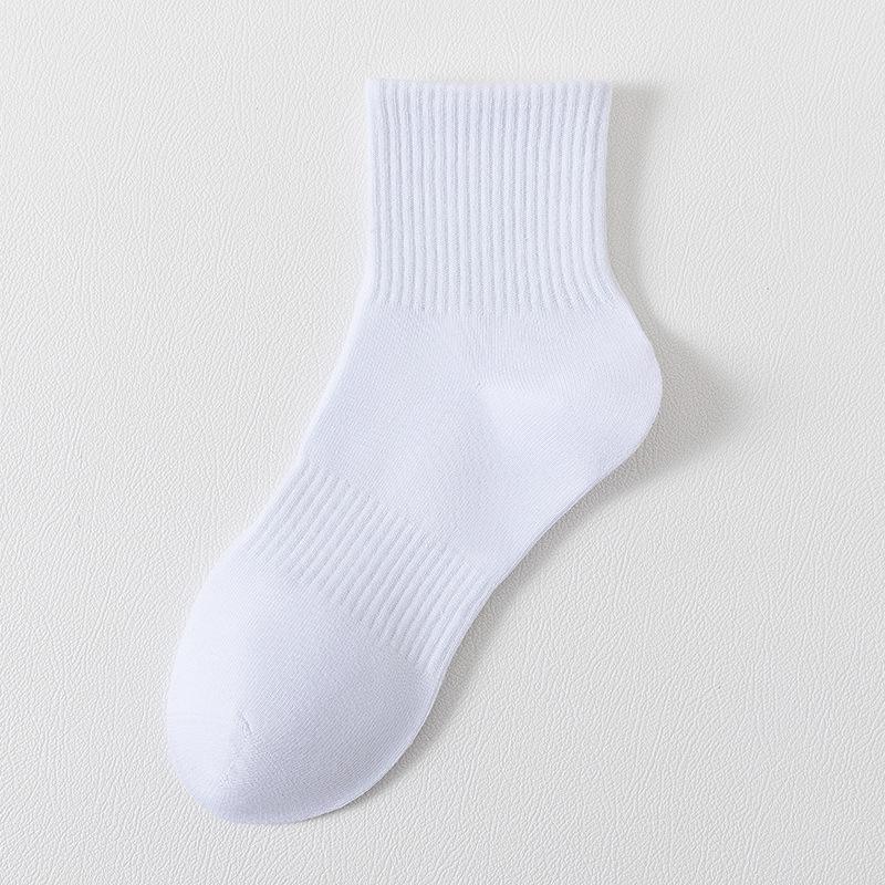 

Мужские черно-белые носки-лодочки без косточек — 4 сезона, дезодорирующие, средней длины, повседневные и спортивные. One Size