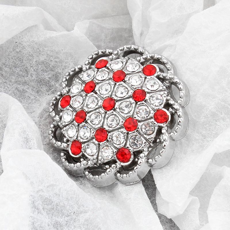 Exquisiter Strass Metallknopf Strickjacke