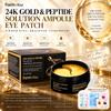 24K Gold & Peptid Lösung Ampulle Augenmasken 90g / 60 Blatt