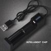 Battery USB Charger Wear Resistant Multifunctional LED Smart Rechargeable Adapter