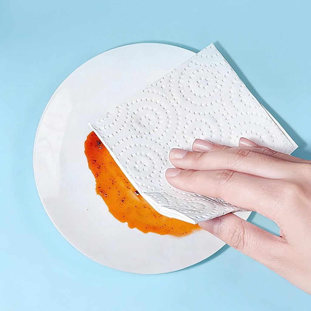 Absorbent Kitchen Towels - Multi-Purpose Roll Towels for and Oil, for Wiping Hands and Everyday Cleaning