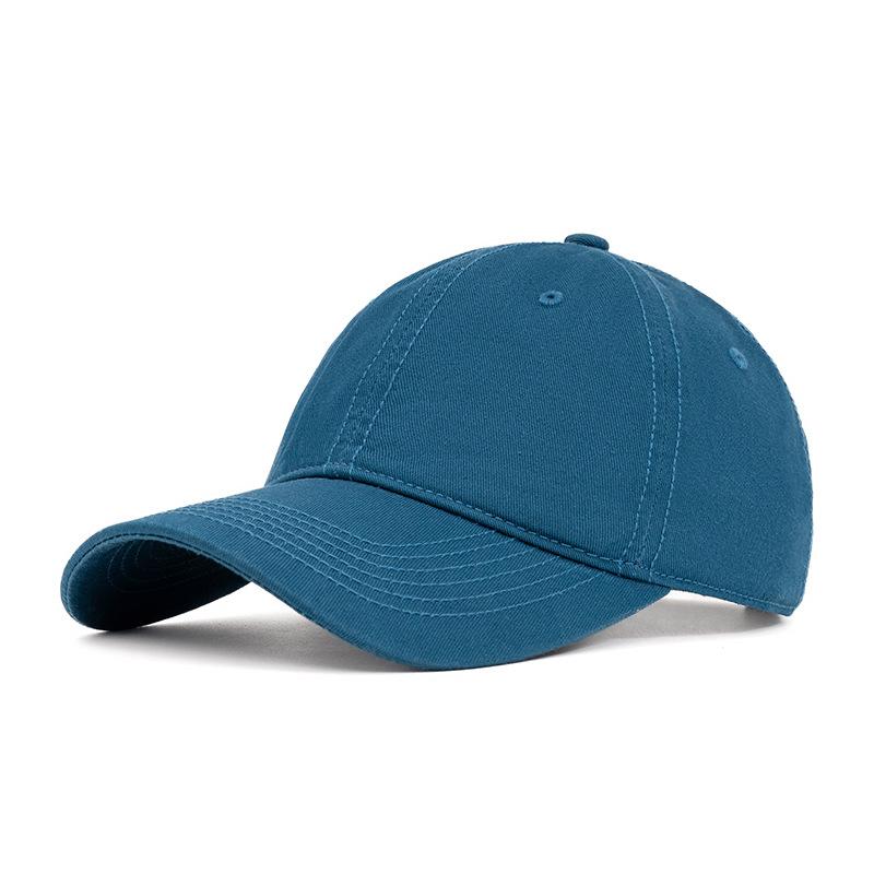 Outdoor Cotton Baseball Cap Men's Spring Summer Soft Top Big Head Cap Women Sunshade Cap