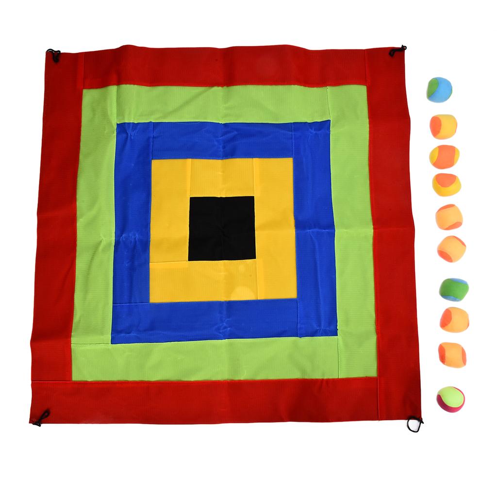 Self Stick Dart Board Toy Set Fabric Dart Board Sticky Balls Kids Catch Toss Ball Outside