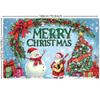 Merry Christmas Winter Santa Snowman Background Cloth 2025 Xmas Party Decoration Supplies Home Photography Background Banner