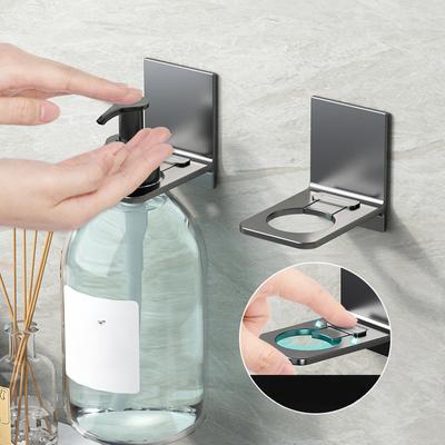 Uzay Alüminyum Duş Jeli Şişe Rafı Ayarlanabilir Şampuan Askı Kancaları Matkapsız Duvara Monte Evrensel Sabunluk Tutucuları