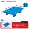 Warehouse Grid Plastic Pallet: Thickened Moisture-Proof Single-Sided Floor Mat for Logistics.