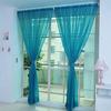 Elegant Sheer Voile Curtains for Living Room 2 Panels, 84 Inches Long, Light Filtering, Multiple Colors Available