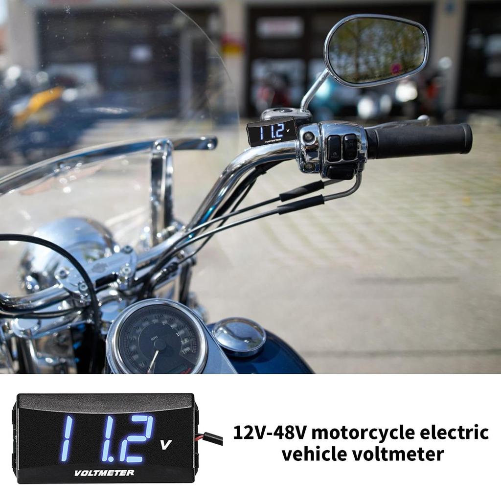 Ozozuize Digital Voltmeter, Car Monitor - Multipurpose Meter Car Tester