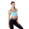 Naiste spordirinnahoidja Racerback polsterdatud rinnahoidja juhtmevaba Push-up joogarinnahoidja koos eemaldatavate kaussidega, väljalõigatud seljaosa Fitness jooksurinnahoidja