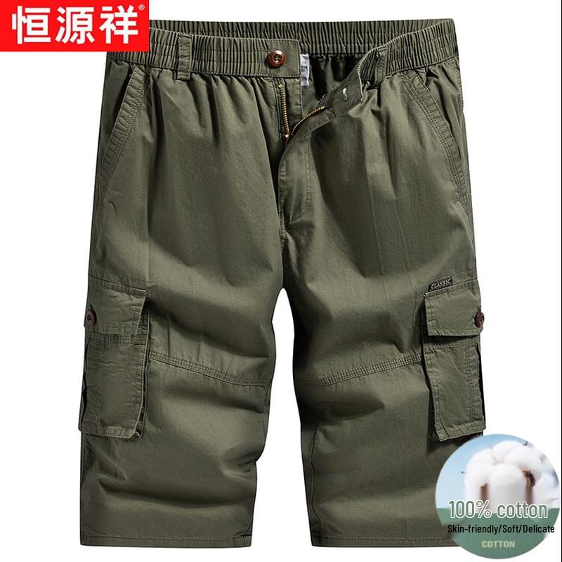 

Hengyuanxiang Men s Casual Cotton Cargo Shorts 5XL