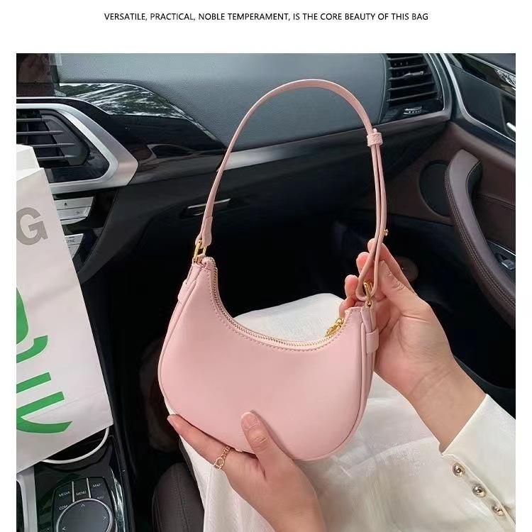 

Women s 2026 French Chic Underarm Shoulder Bag - Trendy, High-End, Versatile Fashion Style рожевий