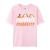 Clothing Tops Shirts Celebrate Diversity Shepard Bulldog Fitted Group Cotton Youth Top Tshirts Wholesale Tshirts 100 Pcs