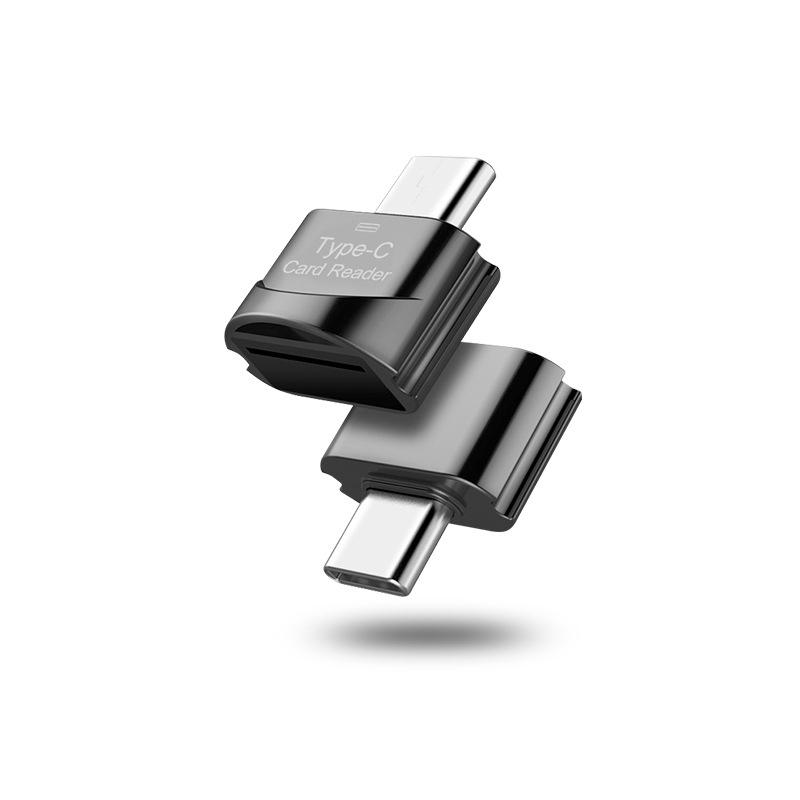 USB Type C To Micro-SD TF Adapter OTG Cardreader Portable Mini Card Reader Smart Memory Card Reader For Laptops Mac book Samsung