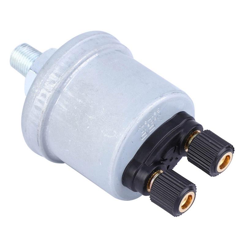 Gear Oil Pressure Sensor 1/8" NPT Oil Pressure Sensor 1/8-27 NPTF Thread Oil Pressure Sensor Sender Unit 0-10 Bar For VDO