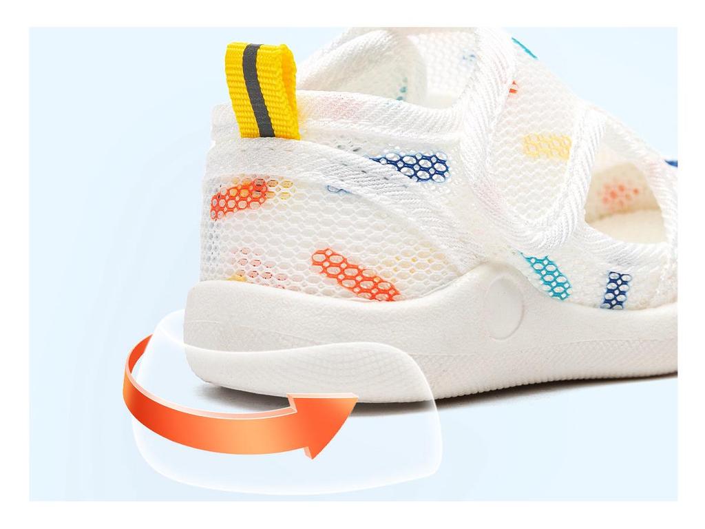 Breathable Mesh Toddler Sandals with Non-Slip Soft Soles and Velcro for Boys & Girls