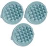 3Pcs Scalp Massage Brush Adult Universal Hairdressing Shampoo Wash Hair Combblue