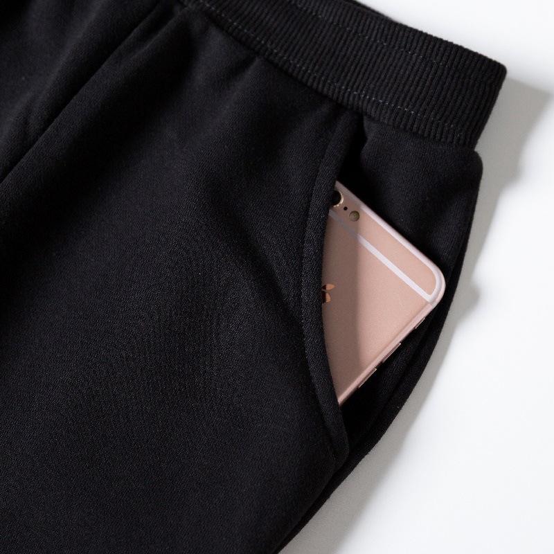 Yuchun Kids' Autumn/Winter Terry Sweatpants - Solid Color, Korean Style, 350g, Available In Various Sizes