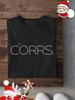 Camiseta Preta Merry Christmas Logo The Corrs Todos os Tamanhos Presente Para Fã BT458 Camiseta Unissex