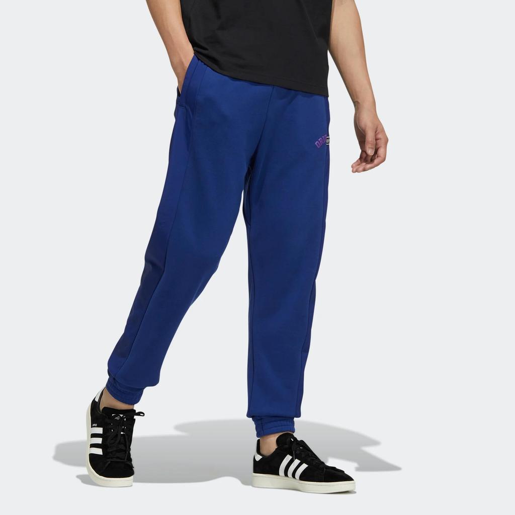 Adidas Originals MR Knitted Sweatpants Men's Blue Moderate Cuffed Pants (Unisex) Knitted Sweatpants HC0360