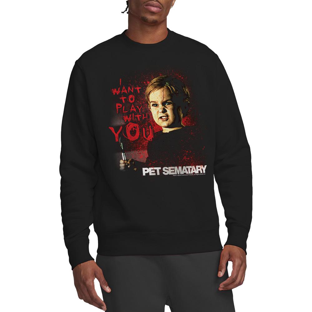Pet Sematary Unisex Adult I Want To Play Sweatshirt