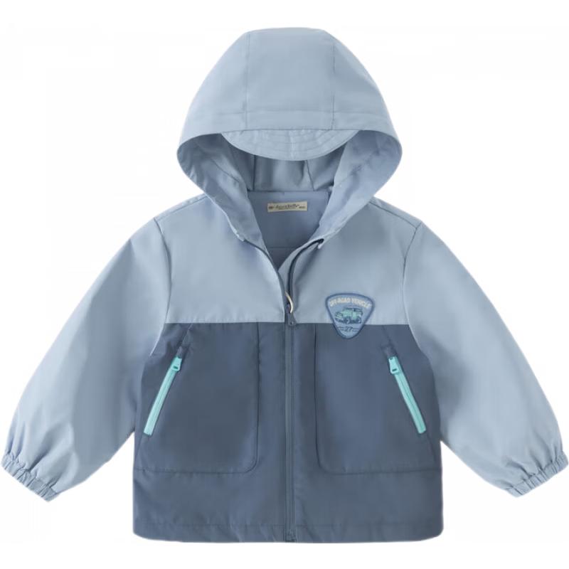 DAVE & BELLA Boys' Waterproof Windbreaker Jacket