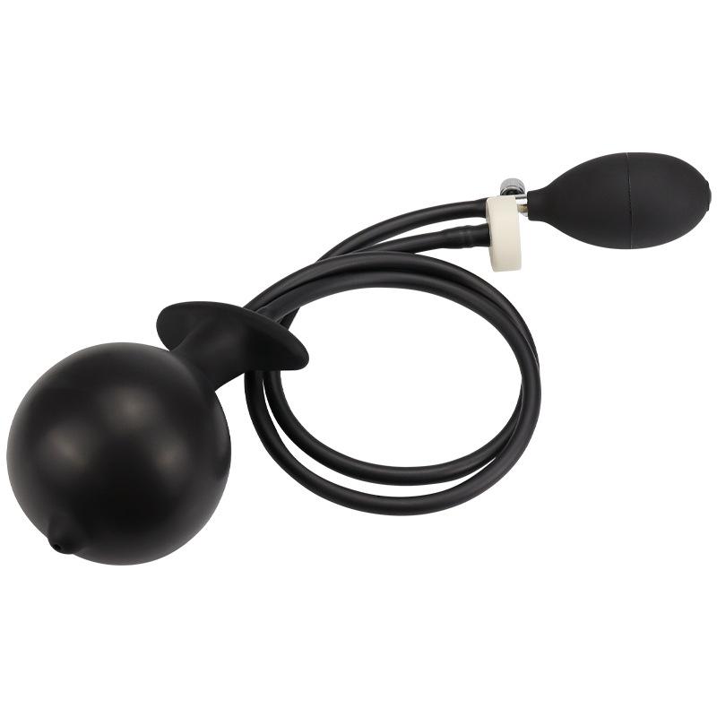 Inflatable Anal Plug and Cleaner with Beads - Adult Sex Toy.
