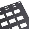 800x600x2mm Truck Bed Panel Fixed Base Stud L Rail Storage Panel Organizer Multi-function