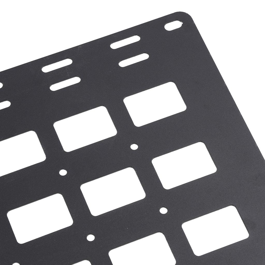 800x600x2mm Truck Bed Panel Fixed Base Stud L Rail Storage Panel Organizer Multi-function