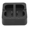 Dual Charger for Video Doorbell Plastic Charger for Doorbell Batteries with 2 Charging Port
