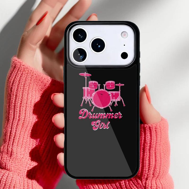 

Love Drum Women s Wristlet Phone Case for iPhone 17 16 15 14 13 Pro Max Back Cover for 12 11 Pro Coque iPhone Air