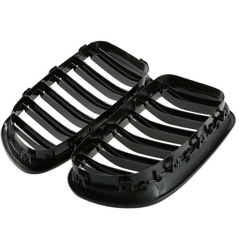 Car Front Kidney Grille Grill For BMW 5 Series F10 F11 F18 520d 530d  540i 2010 2011 2012 2013 2014 2015 2016 Dual Slats