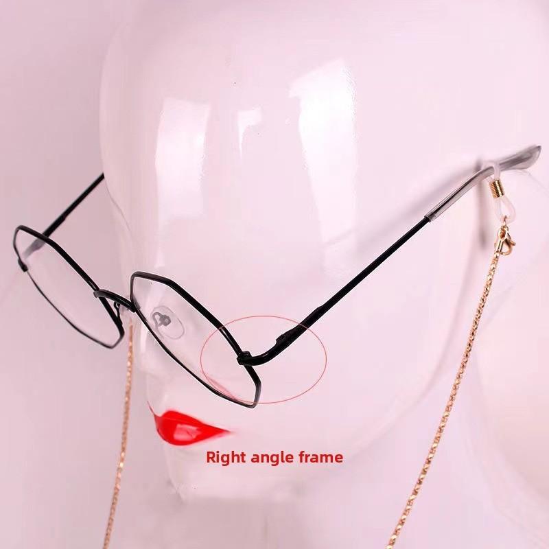 

Vtuber Ike Eveland Media Blue Light Glasses With Modern Slim Frame For Gift Fun Flat Corner Frame