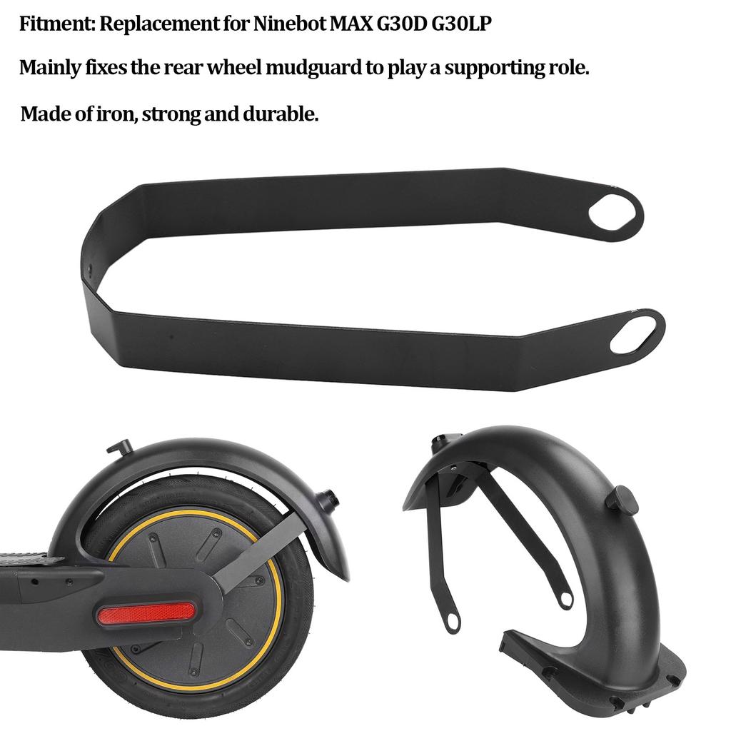 Electric Scooter Rear Mudguard Bracket Iron Surpport Replacement for     G30D G30 