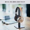 Z1 Desktop Headphone Stand, Non-Slip Headphone Stand, Easy Assembly, Desk Storage, Simple Design, Black