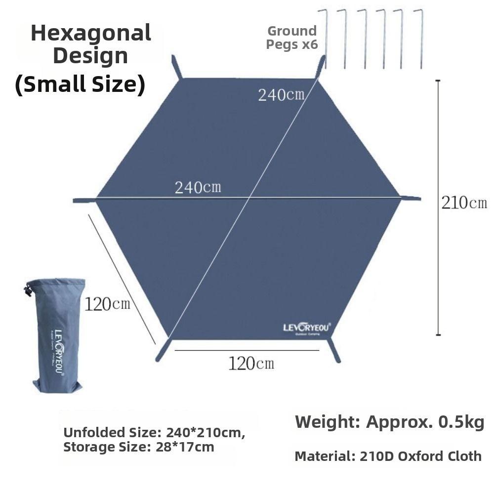 Odporny na ścieranie Wodoodporny Podkład pod namiot Zagęszczona tkanina Oxford Plażowy tarp
