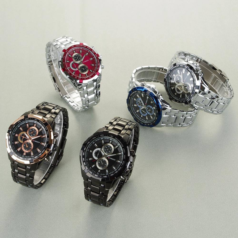 

Мужские часы из кварцевого сплава, деловые повседневные наручные часы