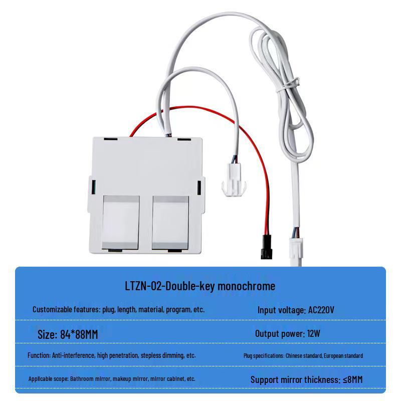 Smart LED Vanity Mirror with Touch Induction Switch for Barbershop and Bathroom