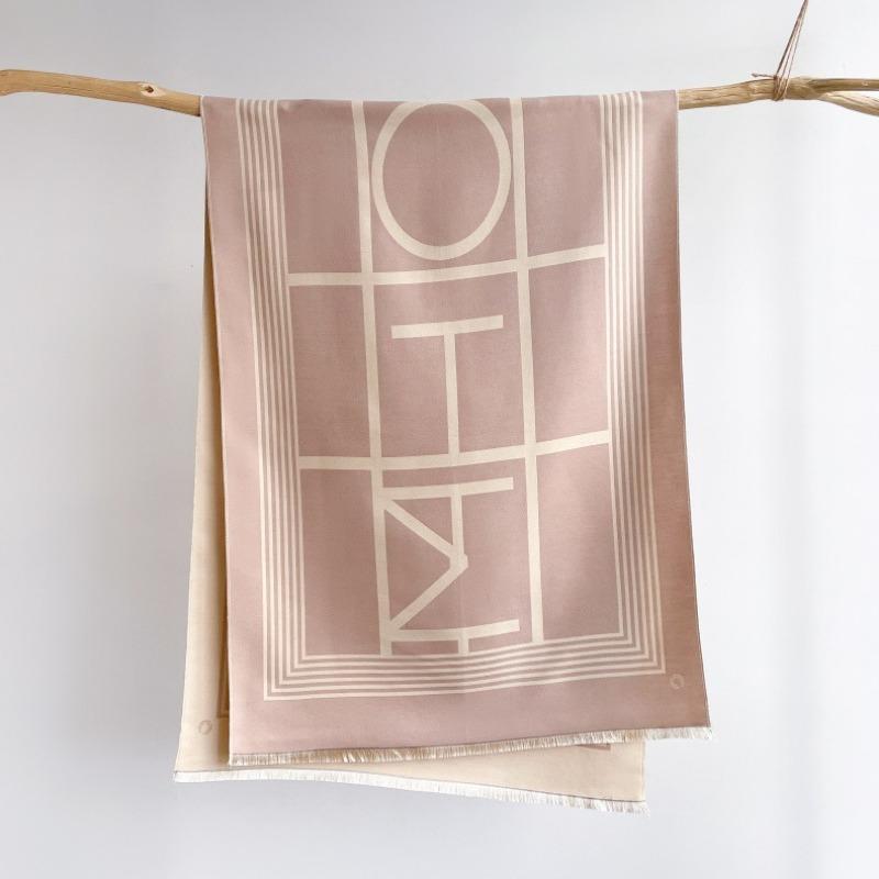 Imitation cashmere autumn and winter thickened scarf versatile extended plain weave fashion air conditioner shawl warm decorative scarf