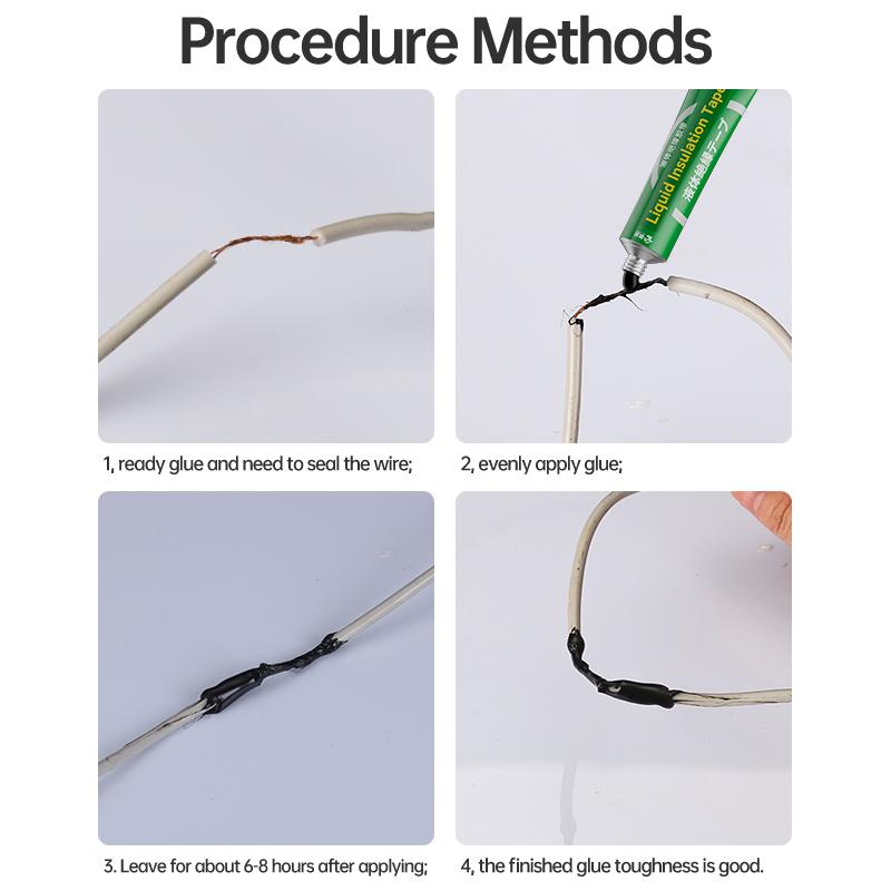 Quick-drying sealant waterproof liquid electrical tape household rubber insulation adhesive wire and cable coating fixed adhesiv