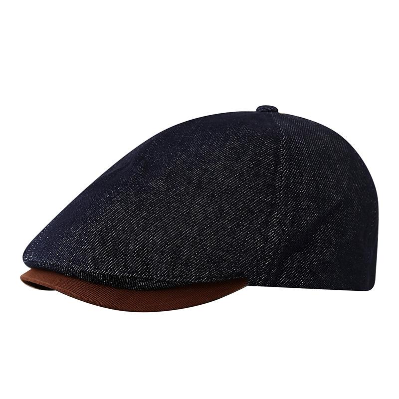 Spring and Autumn retro simple forward hat fashion British style newsboy hat street art elegant versatile cap