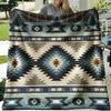 Native American Tribal Blanket Soft Flannel All-Season BedspreadThrow