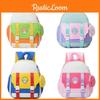 Toddler Girl Backpack With Cute Anime Pattern And Breathable Nylon Material For Kindergarten