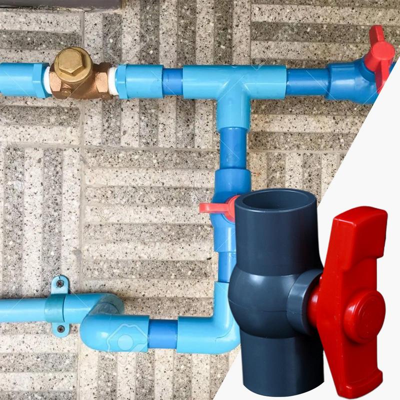 Shut-Off Ball Valve Multipurpose PVC Control Valve Slip Socket Ball Valve Effective Full Ball Valve Pipe Fittings For Home