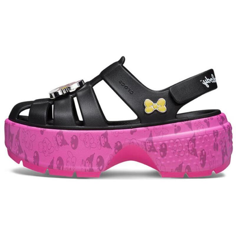Crocs Stylish and Comfortable Roman Sandals Women's Black