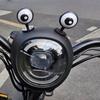 Funny Motorcycle Helmets Cute Decor Cartoon Cute Eyes Decoration For Electric Car Scooter Motorcycle Acsessories
