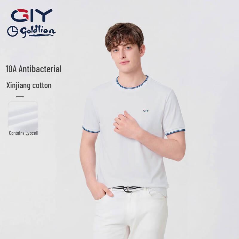 

Goldlion GY Men s Heavyweight Round Neck T-Shirt XXL