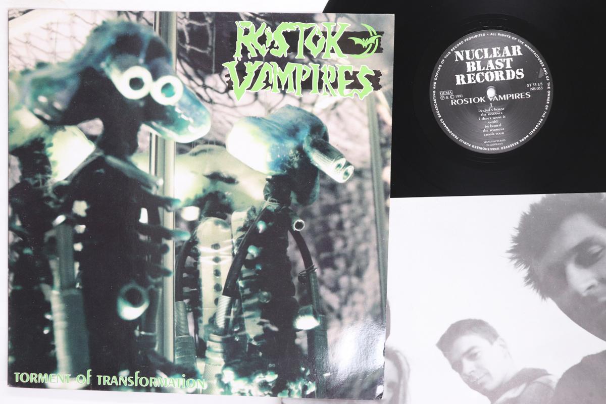 LP Record ROSTOK VAMPIRES Torment Of Transformation NB053 NUCLEAR BLAST 1991 Germany Rock Used